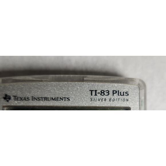 Texas Instruments T1-83 Plus Silver Edition Graphing Calculator With Cover 1999 - Picture 6 of 6